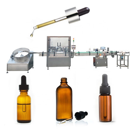 Автоматична виробнича лінія для наповнення очних крапель Фабрика машин для наповнення очних крапель 30 мл електронної пляшки з рідиною для парфумів