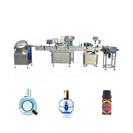 Заводська ціна Виробник Постачальник для наповнення пляшок лаком для нігтів укупорочна машина моноблок і міні